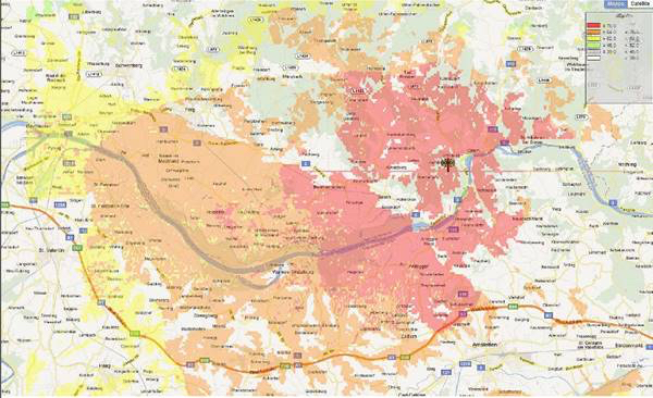 Empfang rund um Linz