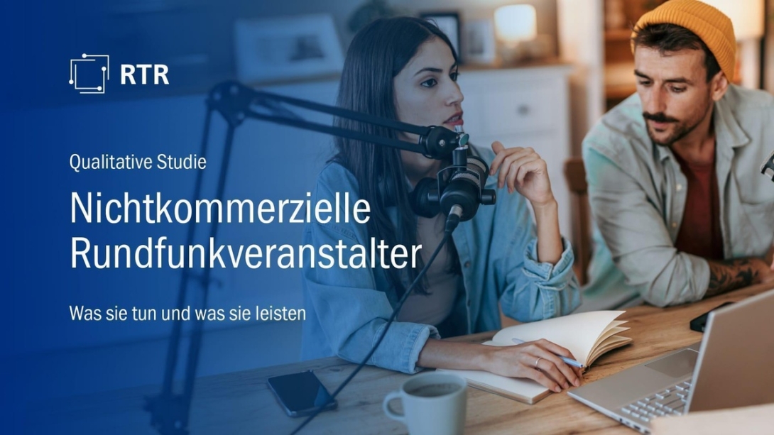 Titelbild der Studie "Nichtkommerzielle Rundfunkveranstalter" - Was sie tun und was sie leisten © stock.adobe.com/cibus/RTR 